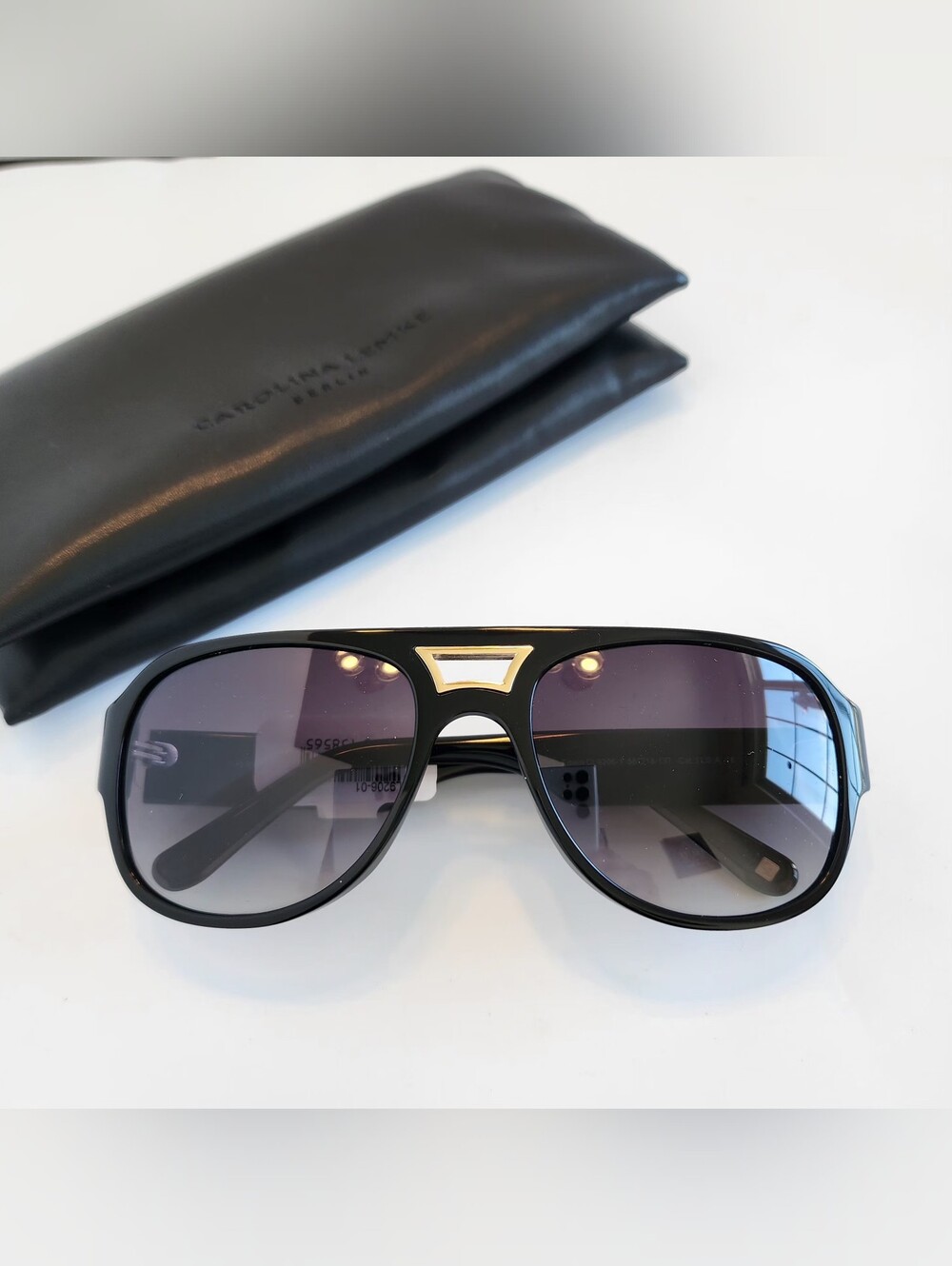 NEW Carolina Lemke Berlin "Edwin" Unisex Aviator Sunglasses /Luxury Premium Case